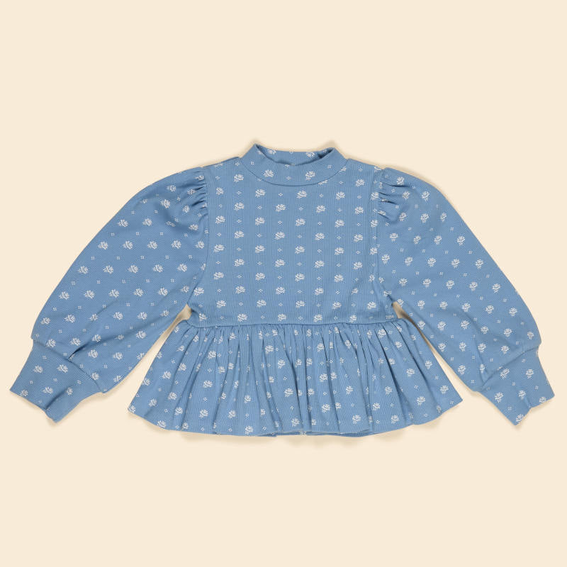Apolina（アポリナ）2026AW MYA PEPLUM JERSEY TOP - MOUNTAIN CALICO