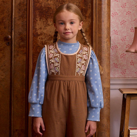 Apolina 2024AW Mia Dress - Almond - Kids Dress