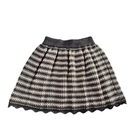 ・MABLI（マブリ） 2024AW PORTH SKIRT -UMBER- ニットスカート