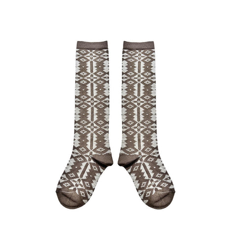 MABLI 2024AW ERYRI LONG SOCKS -MOREL/WHEAT- High socks