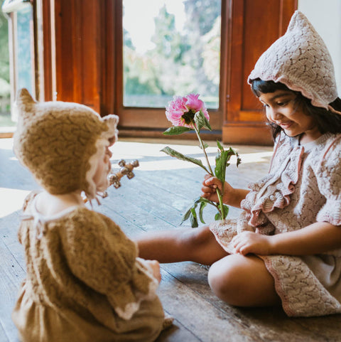 MABLI（マブリ） 2025SS AWENA CARDIGAN -OATMILK- 半袖カーディガン