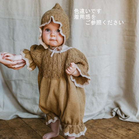 MABLI（マブリ） 2025SS AWENA ROMPER -OATMILK- ロンパース