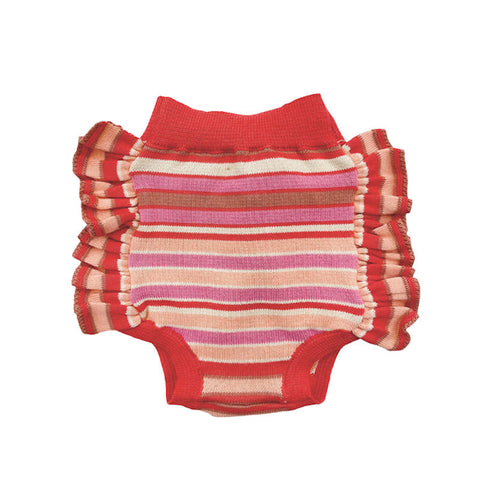 【drop2】【3/13まで送料無料】MABLI（マブリ） 2025SS NERYS BLOOMERS -rose garden stripe- フリル付きブルマ