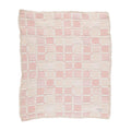 Bebe Organic（ベベオーガニック）2026AW Mai Blanket -Mauve Patchwork- パッチワークブランケット、おくるみ.