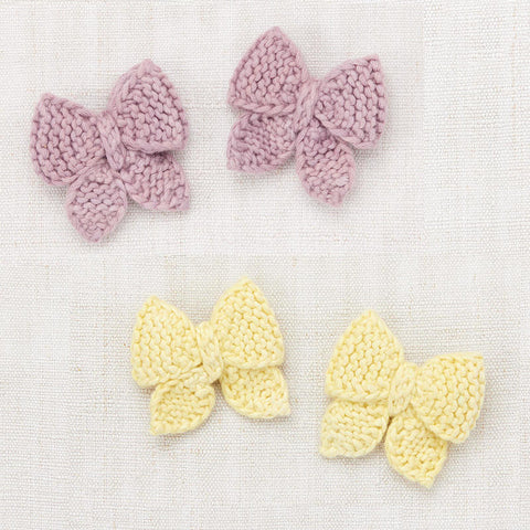 【2/9まで送料無料】Misha&Puff（ミーシャアンドパフ）2025SS Baby Puff Bow Set リボンクリップ(ヘアアクセ）