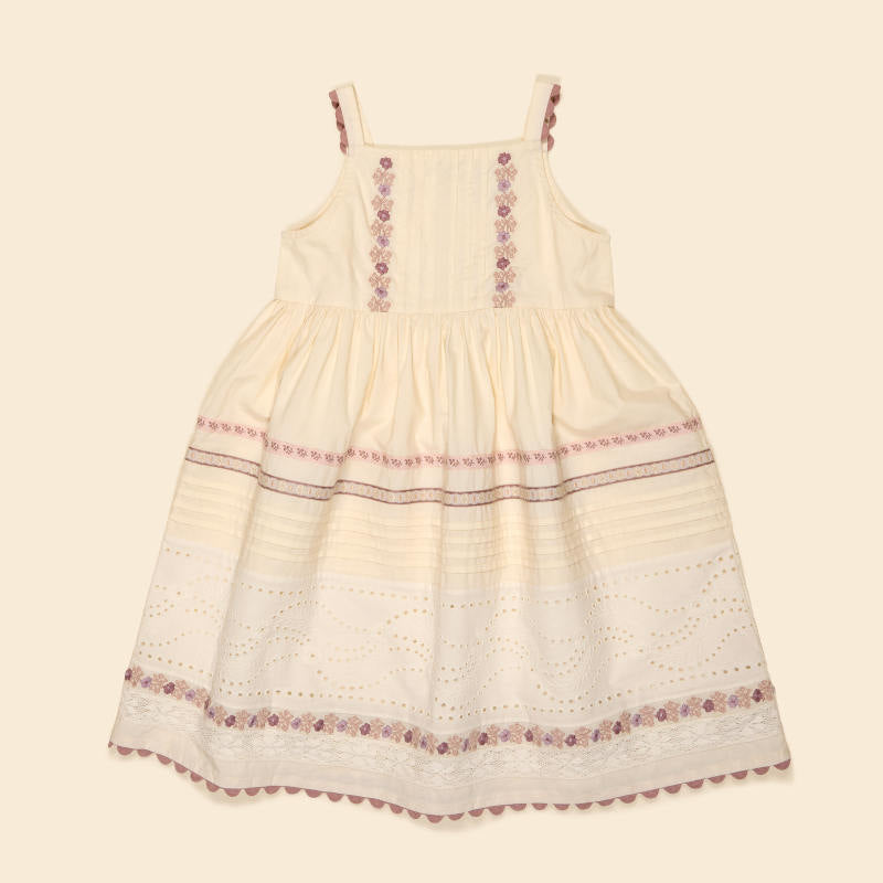 High Summer】Apolina（アポリナ）2026SS Minerva Dress - Cream