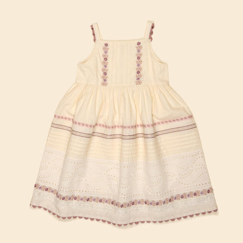 Apolina 2024AW Mia Dress - Almond - Kids Dress