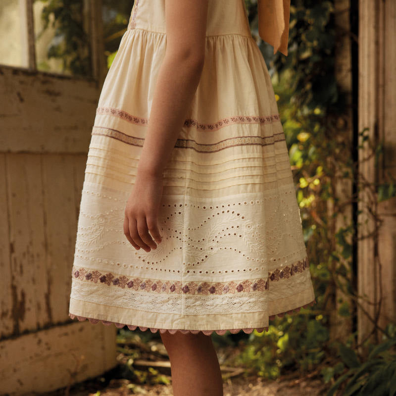 High Summer】Apolina（アポリナ）2026SS Minerva Dress - Cream