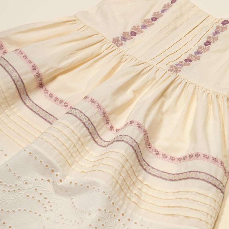 High Summer】Apolina（アポリナ）2026SS Minerva Dress - Cream