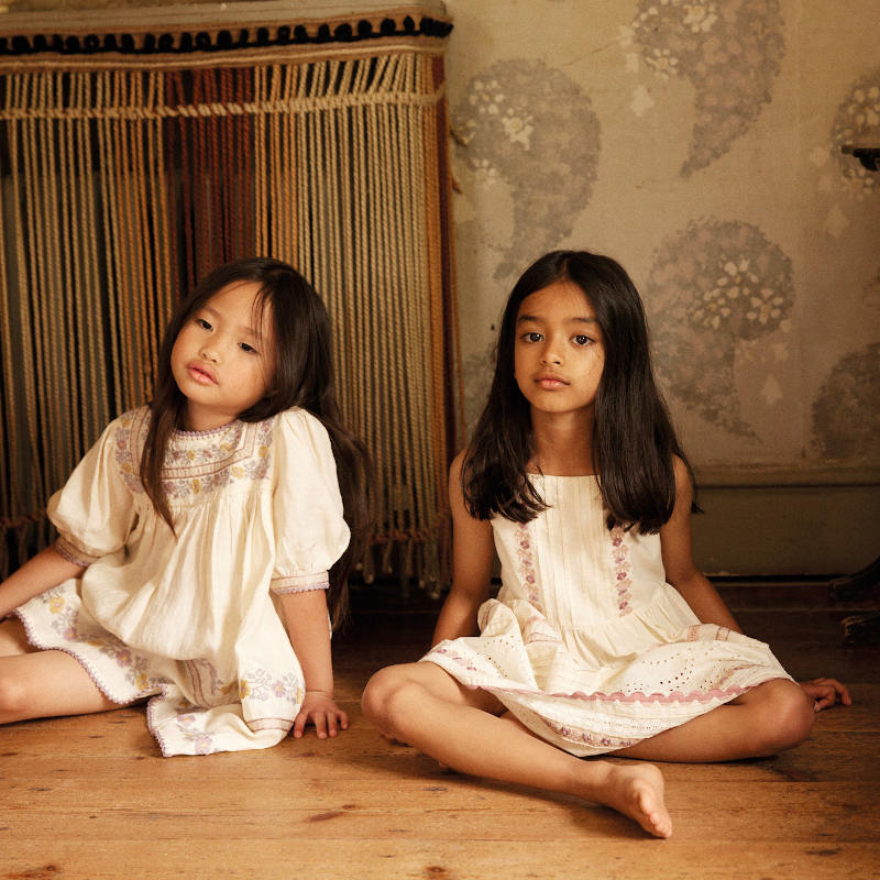 High Summer】Apolina（アポリナ）2026SS Minerva Dress - Cream