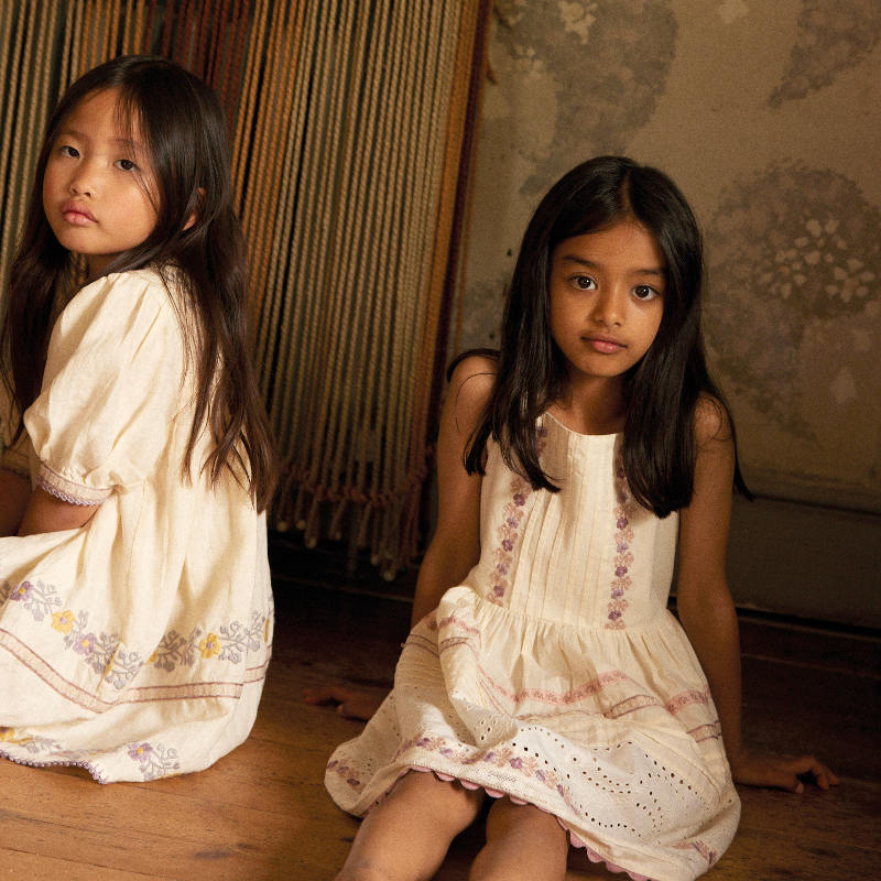 High Summer】Apolina（アポリナ）2026SS Minerva Dress - Cream