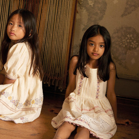 Apolina 2024AW Mia Dress - Almond - Kids Dress