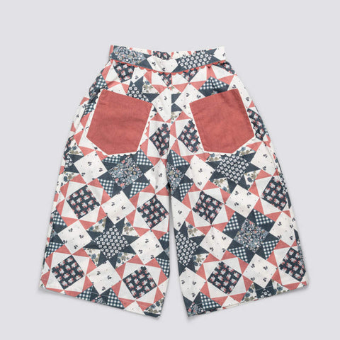 Little Cotton Clothes（リトルコットンクローズ）2026SS Molly Trousers Patchwork Floral パッチワークパンツ