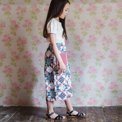 Little Cotton Clothes（リトルコットンクローズ）2026SS Molly Trousers Patchwork Floral パッチワークパンツ