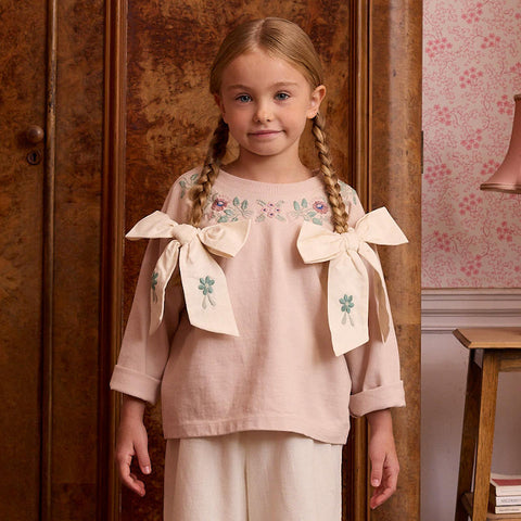 Apolina 2024AW Mia Dress - Almond - Kids Dress