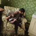 Apolina（アポリナ）2026AW NOEMIE EMBROIDERED DRESS - DARK CHOCOLATE -　キッズワンピース.