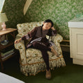 Apolina（アポリナ）2026AW NOEMIE EMBROIDERED DRESS - DARK CHOCOLATE -　キッズワンピース.
