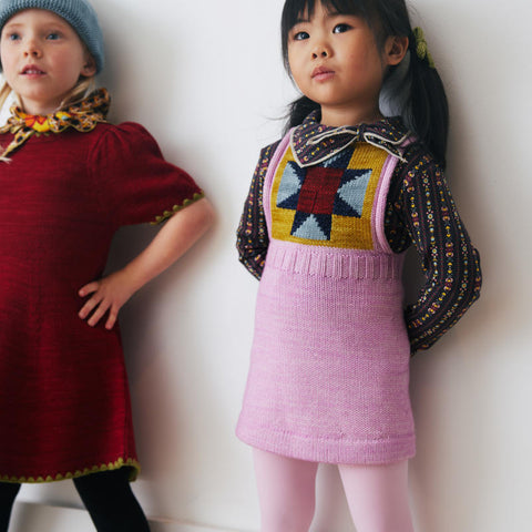 【D2】Misha&Puff（ミーシャアンドパフ）2024AW Nova Quilt Pinafore - Pink Lilac- ピナフォア、エプロンドレス