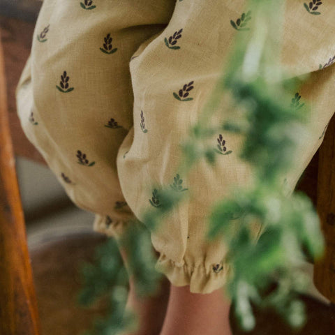 Misha&amp;Puff 2024AW Paloma Onesie -Rose Gold- Long Sleeve Romper