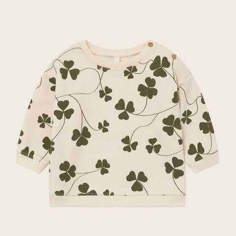 【ネコポス送料無料】organic zoo（オーガニックズー）2025AW Clover Sweatshirt Undyed 長袖スウェットシャツ