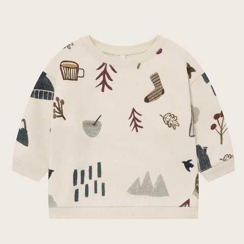 【ネコポス送料無料】organic zoo（オーガニックズー）2025AW Cosy Wild Sweatshirt Undyed 長袖スウェットシャツ