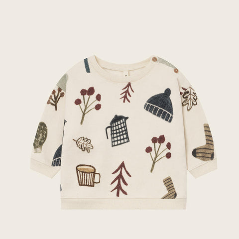 【ネコポス送料無料】organic zoo（オーガニックズー）2025AW Cosy Wild Sweatshirt Undyed 長袖スウェットシャツ