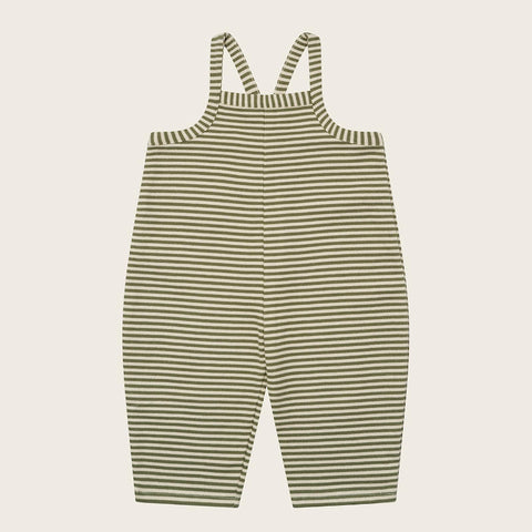 【ネコポス送料無料】organic zoo（オーガニックズー）2025AW Fern Stripes Dungarees ダンガリー、オーバーオール