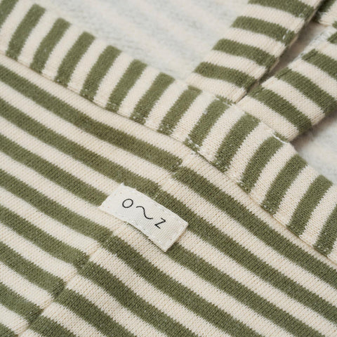 【ネコポス送料無料】organic zoo（オーガニックズー）2025AW Fern Stripes Dungarees ダンガリー、オーバーオール