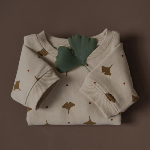 【D1】organic zoo（オーガニックズー）2026AW Ginkgo Sweatshirt スウェットシャツ、トレーナー