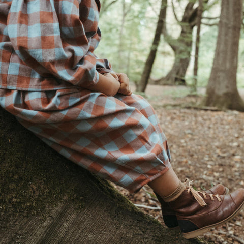 【D1】organic zoo（オーガニックズー）2026AW Maple Gingham Lodge Pants パンツ