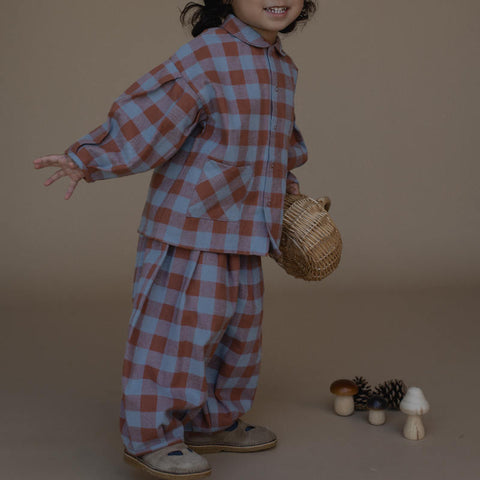 【D1】organic zoo（オーガニックズー）2026AW Maple Gingham Lodge Pants パンツ