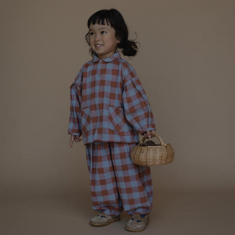 【D1】organic zoo（オーガニックズー）2026AW Maple Gingham Lodge Pants パンツ