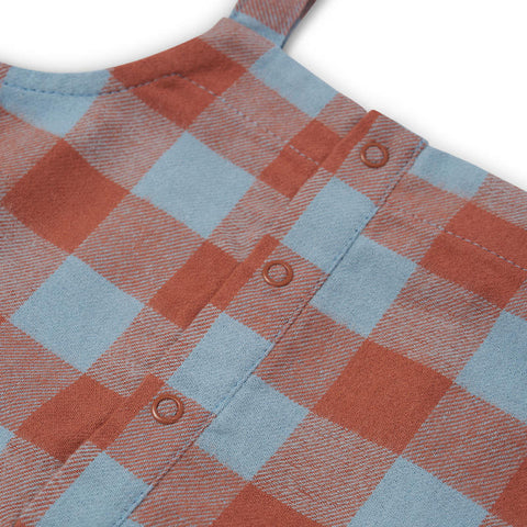 【D1】organic zoo（オーガニックズー）2026AW Maple Gingham Salopettes 6-12M サロペット