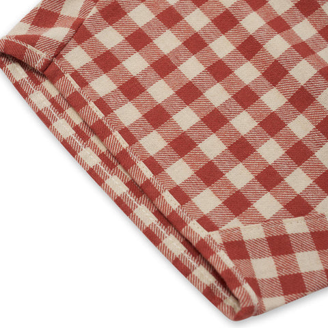 【D1】organic zoo（オーガニックズー）2026AW Paprika Gingham Barrel Pants バレルパンツ.