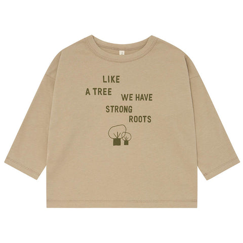 【D1】organic zoo（オーガニックズー）2026AW Strong Roots Long Sleeve T-Shirt GOTS 長袖Tシャツ