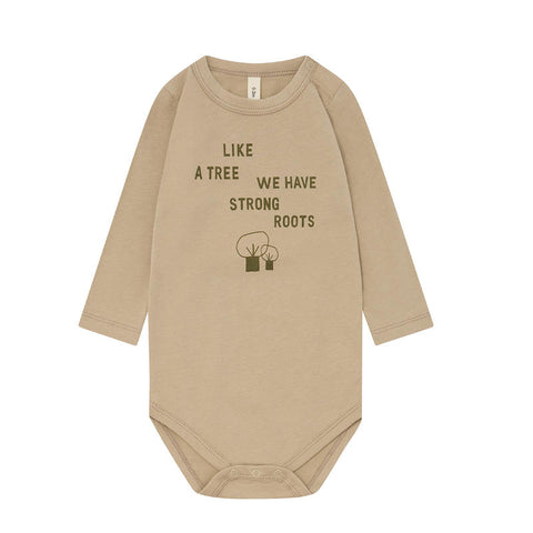 【D1】organic zoo（オーガニックズー）2026AW Strong Roots Bodysuit GOTS ボディスーツ、ロンパース