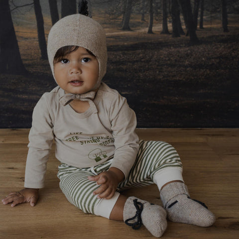 【D1】organic zoo（オーガニックズー）2026AW Strong Roots Bodysuit GOTS ボディスーツ、ロンパース