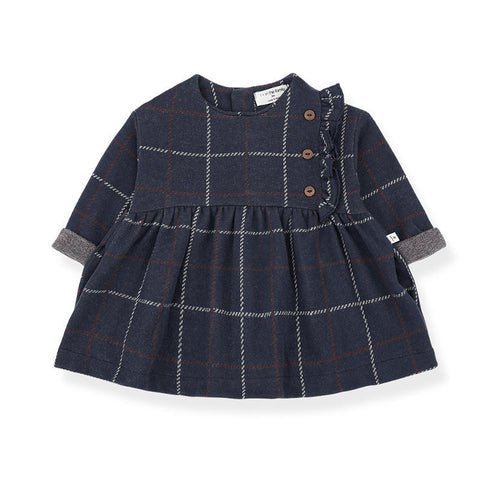 1 + in the family（ワンモア イン ザ ファミリー） 2025AW PATRICIA  -dark blue- dress 　ドレス、ワンピース