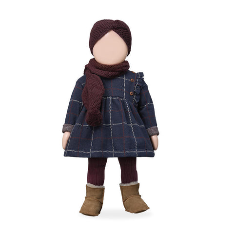 1 + in the family（ワンモア イン ザ ファミリー） 2025AW PATRICIA  -dark blue- dress 　ドレス、ワンピース