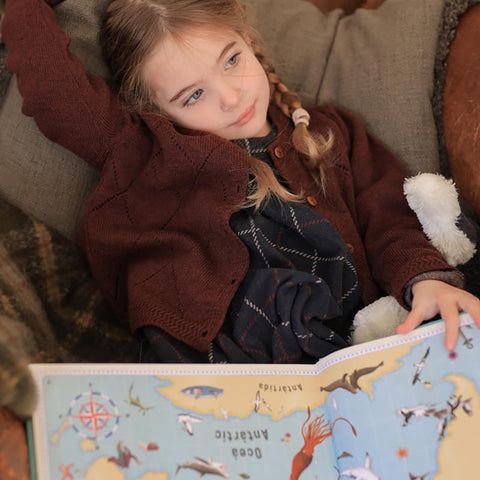 1 + in the family（ワンモア イン ザ ファミリー） 2025AW PATRICIA  -dark blue- dress 　ドレス、ワンピース