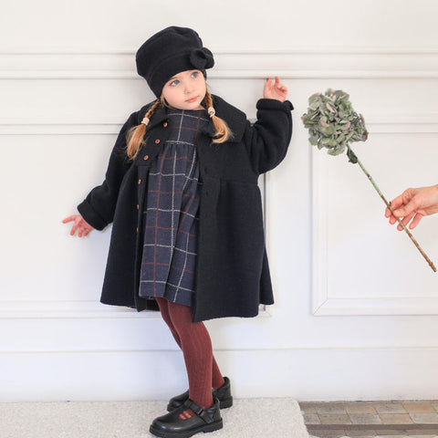 1 + in the family（ワンモア イン ザ ファミリー） 2025AW PATRICIA  -dark blue- dress 　ドレス、ワンピース