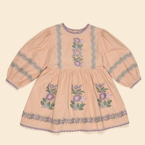 Apolina 2024AW Mia Dress - Almond - Kids Dress