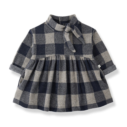 1 + in the family（ワンモア イン ザ ファミリー） 2026AW PERUGIA  -blue- dress 　ドレス、ワンピース.