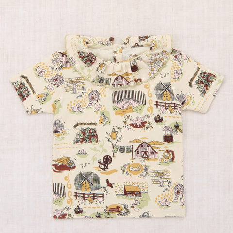 【D2】Misha&Puff（ミーシャアンドパフ）2026SS BALLOON SLEEVE PALOMA TEE -MARZIPAN STORYLAND- バルーン袖パロマTシャツ、トップス