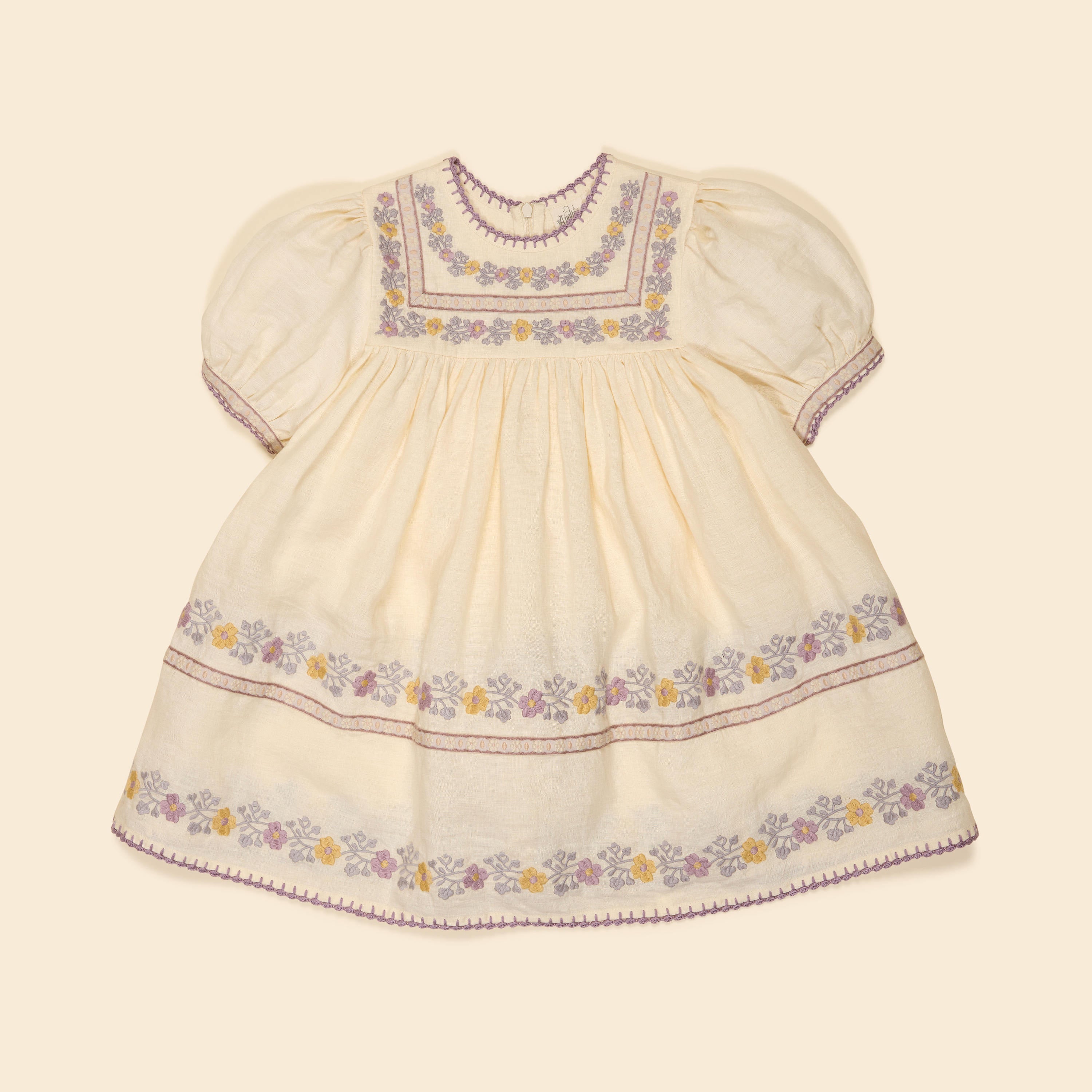 High Summer】Apolina（アポリナ）2026SS Patsy Ribbons Dress - Cream
