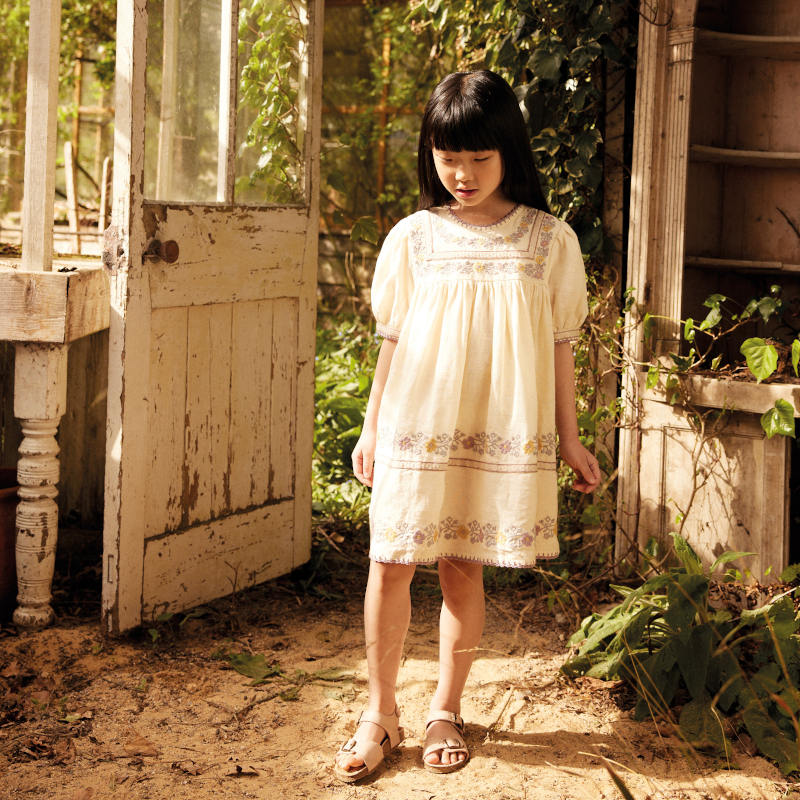 High Summer】Apolina（アポリナ）2026SS Patsy Ribbons Dress - Cream