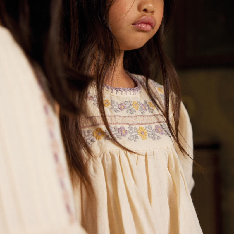 High Summer】Apolina（アポリナ）2026SS Patsy Ribbons Dress - Cream