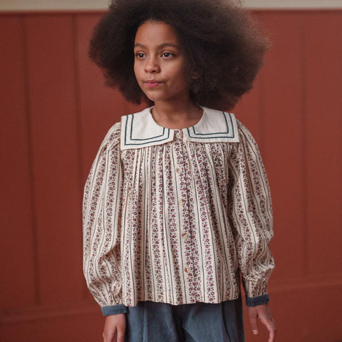 Little Cotton Clothes（リトルコットンクローズ）2025AW Petra Blouse Mallory Floral  ブラウス