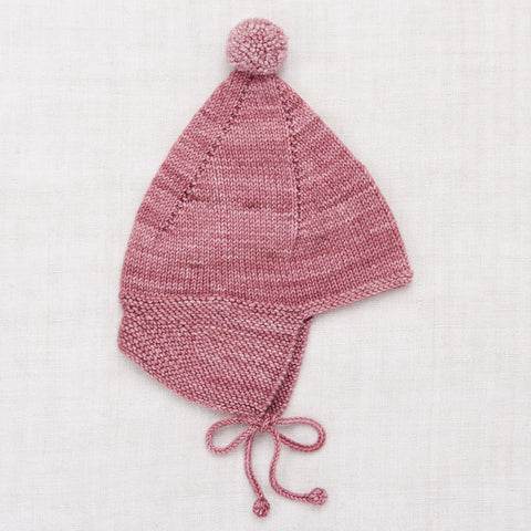 【D2】Misha&Puff（ミーシャアンドパフ）2026aw  Baby Pointy Peak Hat - Antique Rose - ベビー帽.
