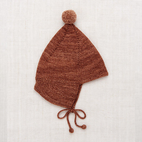 【D2】Misha&Puff（ミーシャアンドパフ）2024AW  Pointy Peak Hat -Chestnut- ベビー帽